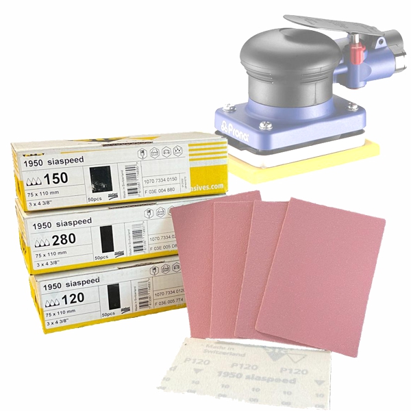 Rectangle Random Orbital Sander Hook & Loop Disc