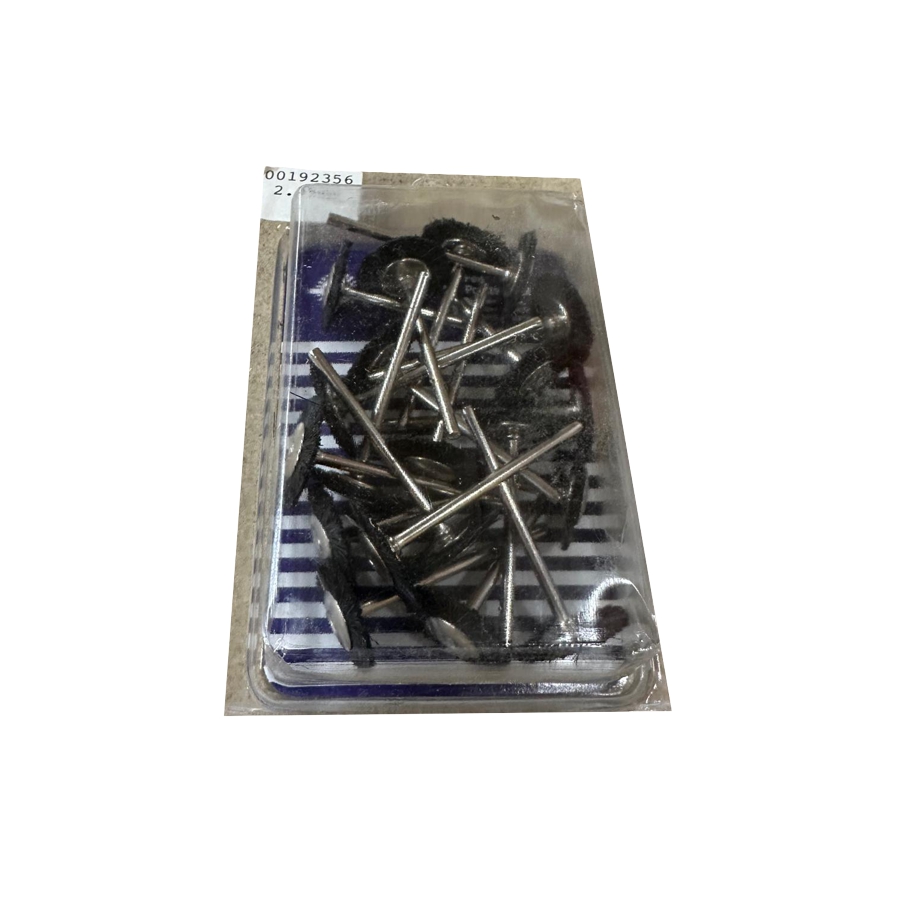 Nylon Flat Wheel Wire Brush Round Shank