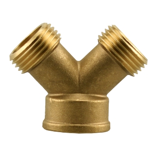 Garden Hose 2-Way Splitter without Shut-Off